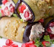 Баклажан с орехами 