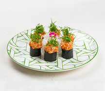 Тартар ролл с лососем