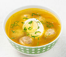 Куриный суп с фрикадельками