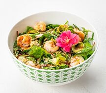 Грин салат с креветками