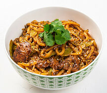 Удон с говядиной в соусе Черный перец