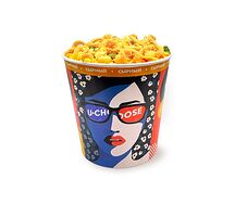 Сырный большой попкорн с топпингом