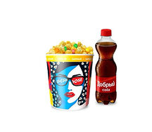 Сырный стандартный с топпингом и Добрый кола