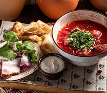 Борщ с говядиной