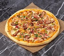 Острая с цыпленком и беконом