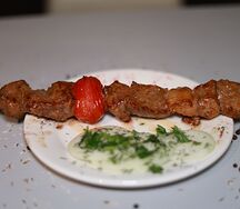 Шашлык из бараньей мякоти