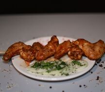 Шашлык из куриных крыльев