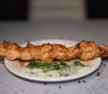 Шашлык из куриного филе