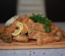 Карп жареный