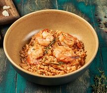 Ризотто с креветками