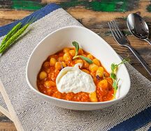 Ньокки с бурратой