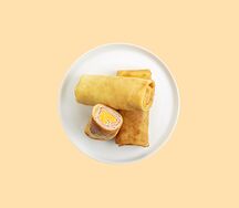 Блинчики с ветчиной и сыром