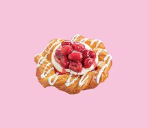 Вензель с малиной