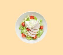 Салат Цезарь с черри