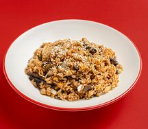 Жареный рис с говядиной