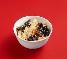 Спаржа с древесными грибами