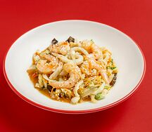 Рисовая лапша с морепродуктами