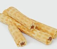 Трубочка с варёной сгущёнкой