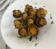 Шампиньоны на мангале 