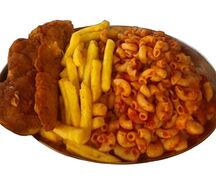 Криспи с макаронами в томатном соусе
