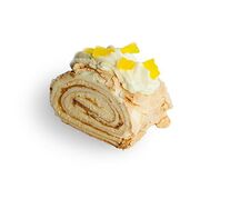 Меренговый рулет Манго-маракуйя