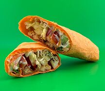 Вегетарианская шаурма оранжевая 