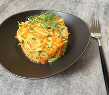 Салат Капуста с огурцом