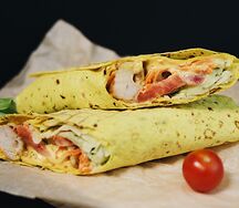 Сырная шаурма из курицы