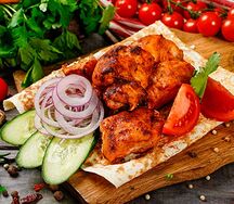 Шашлык из филе куриной грудки