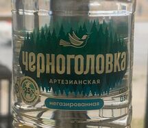 Вода Черноголовка без газа 