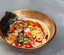 Мисо карай кимчи рамэн с курицей или свининой ча сю