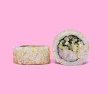 Калифорния с креветкой и кунжутом