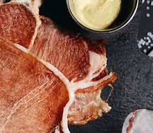 Мясные чипсы с горчицей