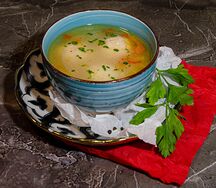 Куриный суп с фрикадельками
