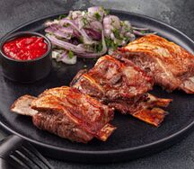 Шашлык из свиных ребрышек