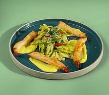 Креветки в тесте фило