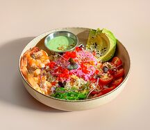 Боул с креветками