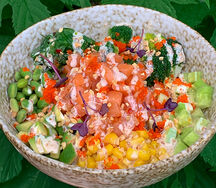 Поке лосось