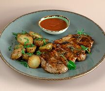 Стейк из свиной шейки