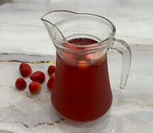 Морс домашний из клубники 