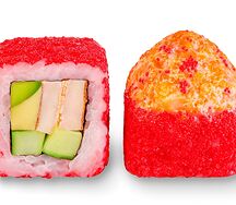 Запеченная Калифорния с креветкой