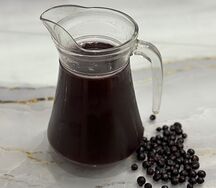 Морс домашний из черной смородины