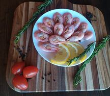 Креветки отварные