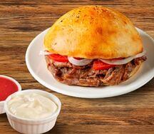Нон-кабоб с курицей и овощами 