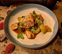Курица с овощами