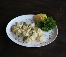 Курица в сметанном соусе