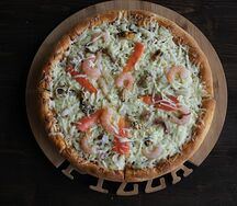 Пицца с морепродуктами
