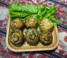 Шампиньоны на мангале