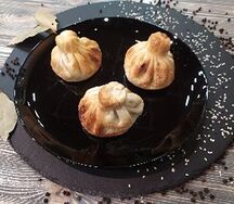 Хинкали жареные с сыром