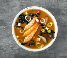 Мисо суп с креветками